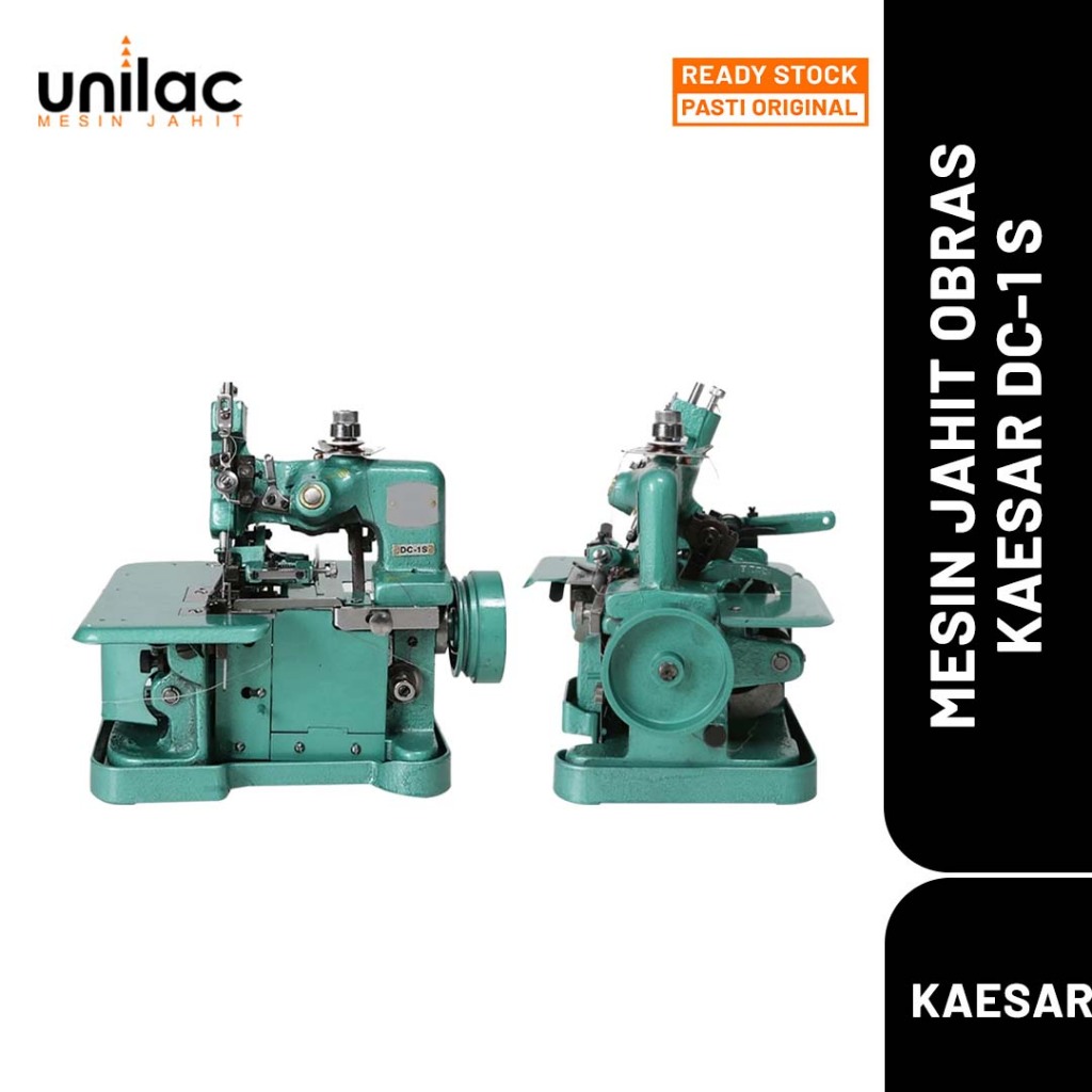 Mesin Obras Kaesar DC-1S 3 Benang - Mesin Obras Kaesar DC1S Original (Hanya Kepala Mesin)