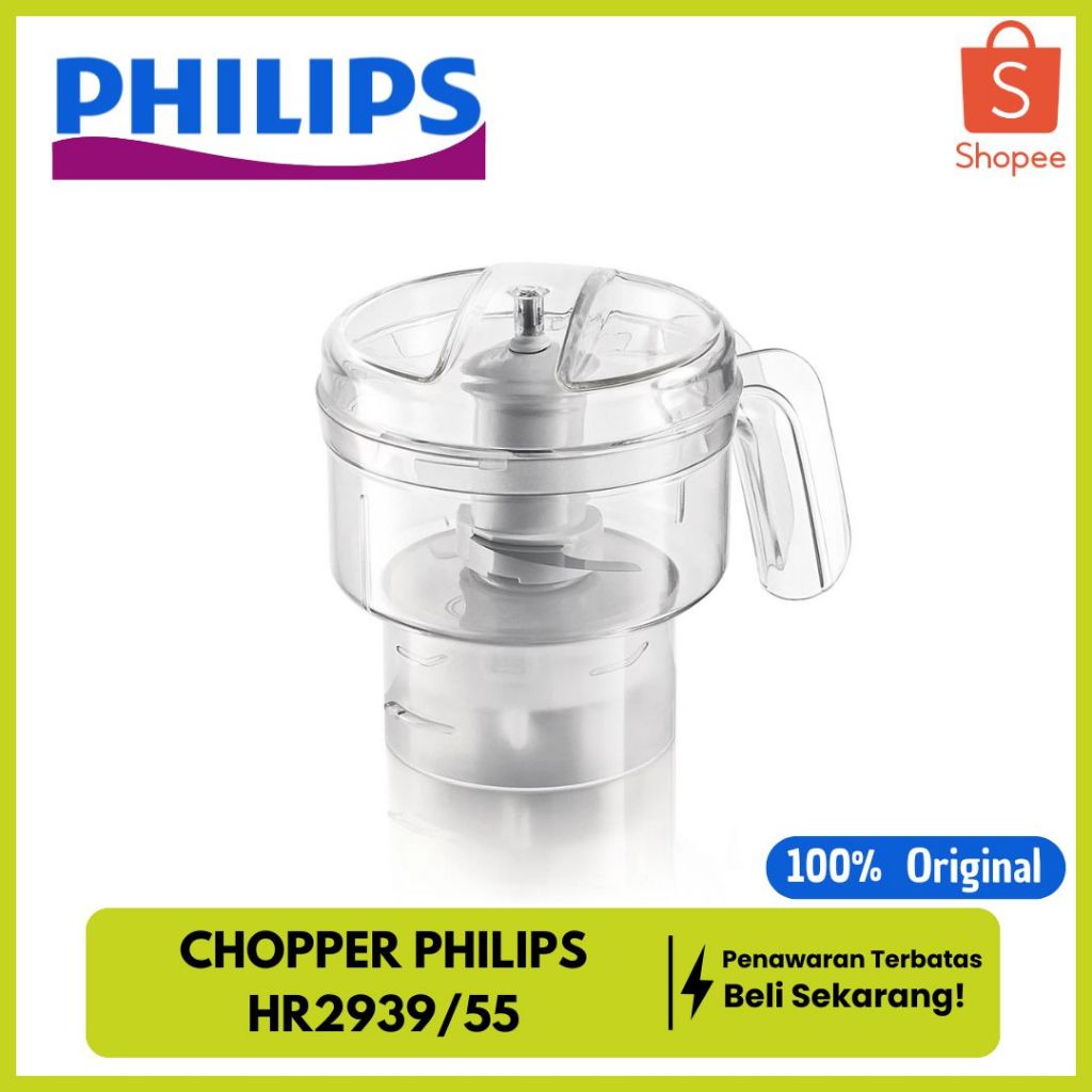 PHILIPS HR2939/55 CHOPPER PISAU TAJAM PENGGILING DAGING MEAT GRINDER HR2939