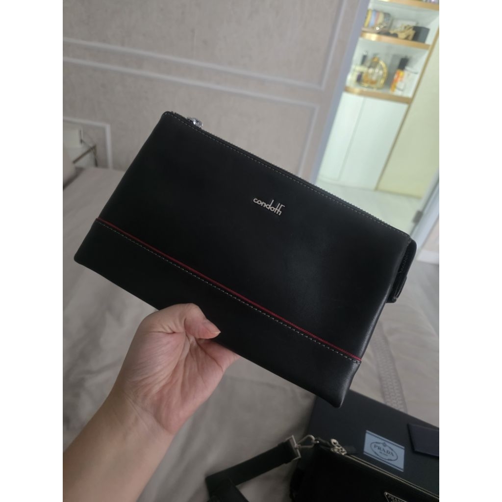 Condotti clutch ori cowok uk 23cmx15cm [preloved]
