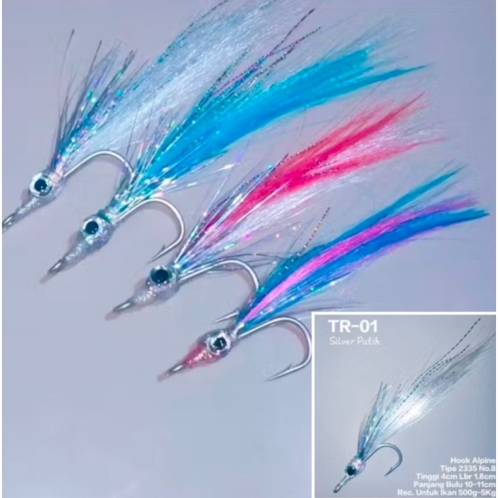 5 Pcs jigging umpan pancing umpan ikan