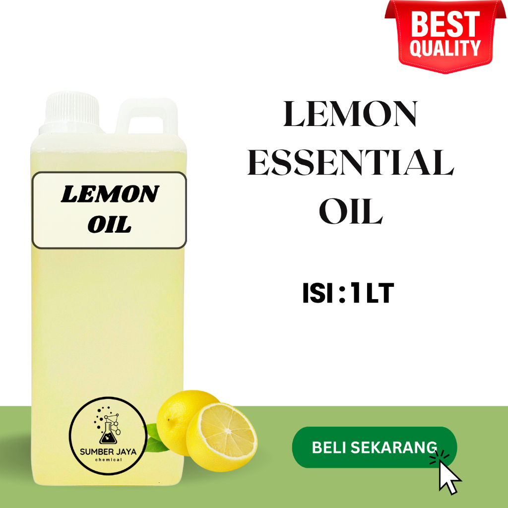 Pure Lemon Essential Oil / Minyak Atsiri Lemon 1 Liter MURNI