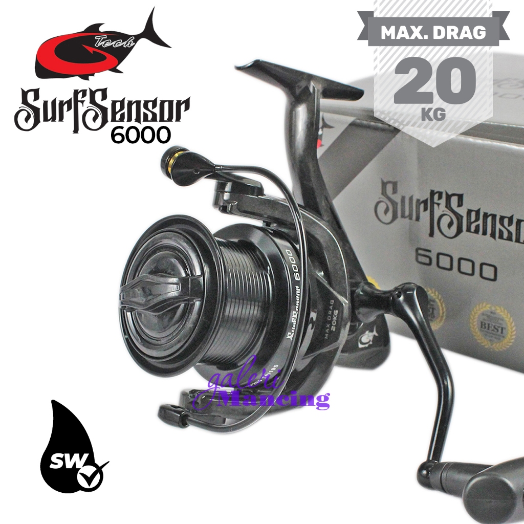 Reel Spinning G-Tech Surf Sensor | Pasiran Surf | Anti Reverse | ARP