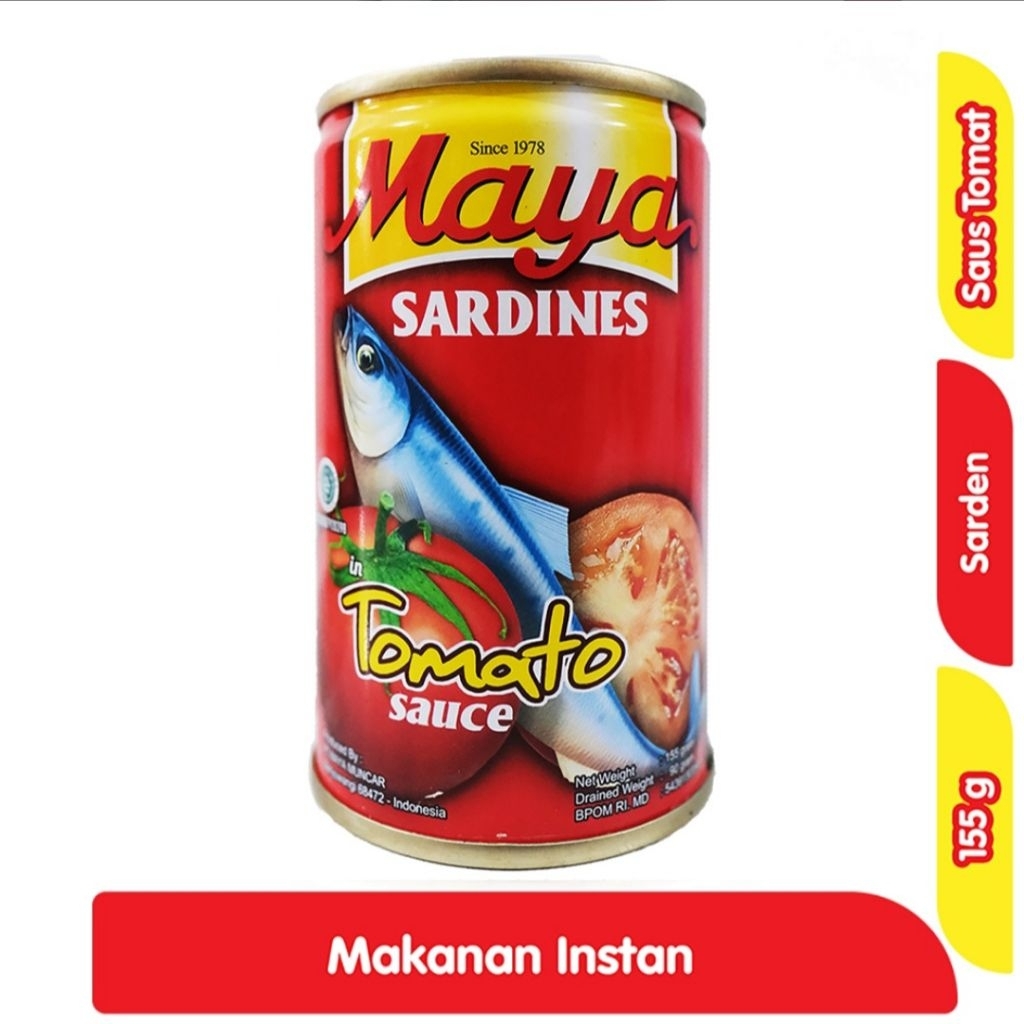 Maya Sarden Kaleng 155g