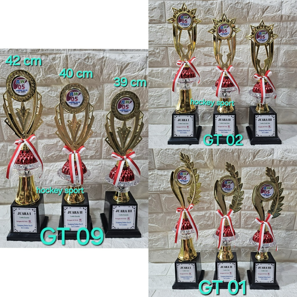 Trophy Murah Trophy Costum Tulisan Piala 1 SET / 1 PIALA Trophy Kristal ( Mahkota Kristal )
