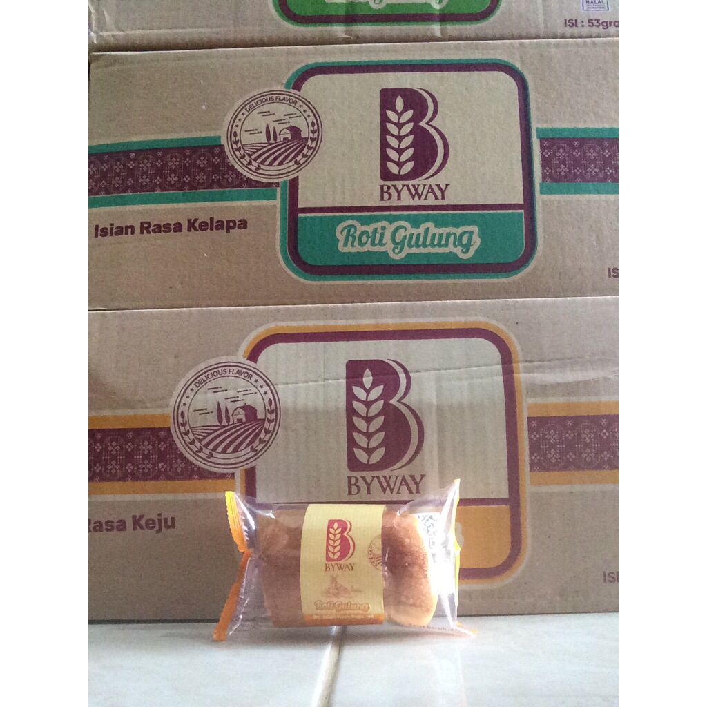 Roti gulung byway, Roti Byway, Roti kemasan, Roti eceran, Roti Murah, Roti enak, Roti bolu, Roti 200