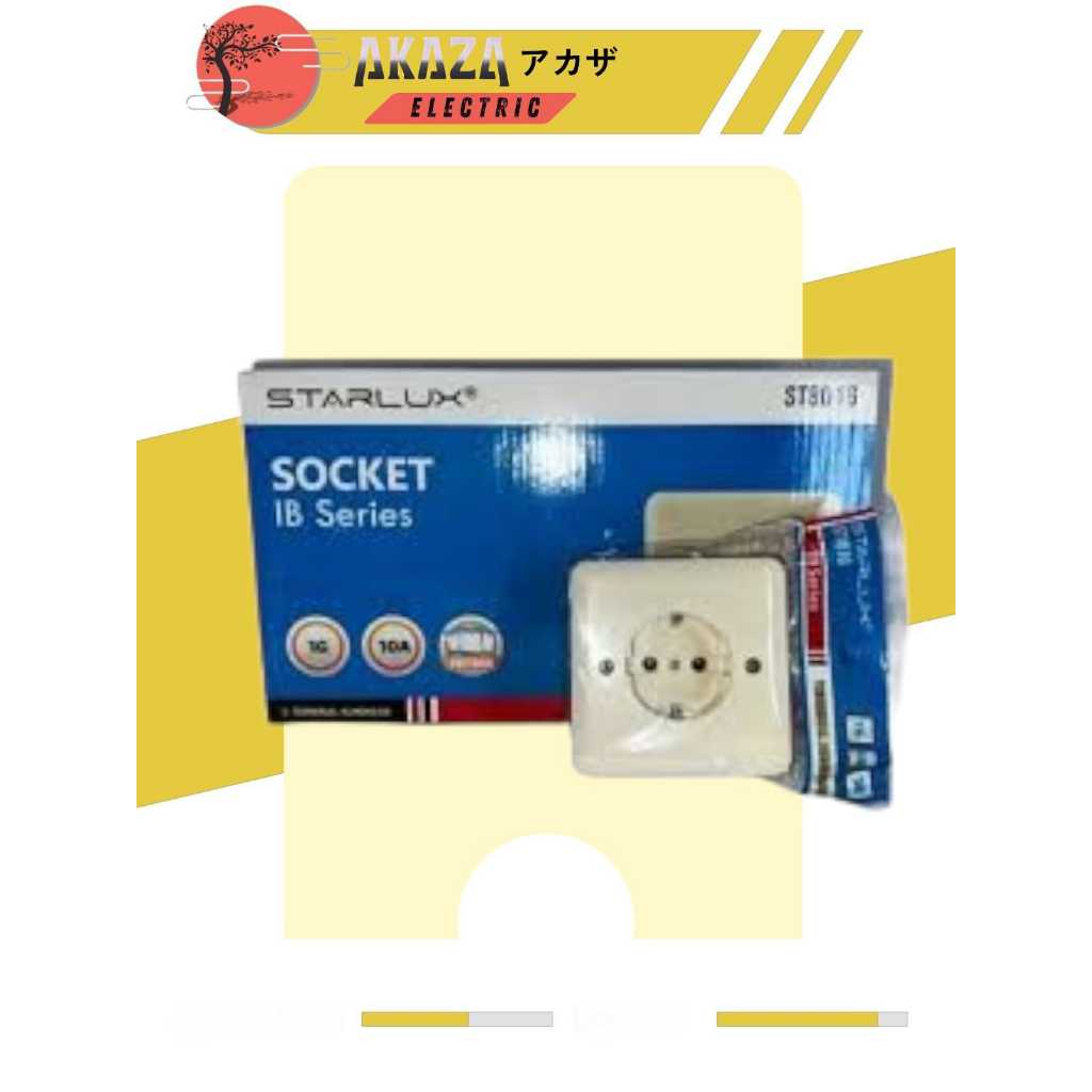 [ HARGA 1PCS ] IB STOP KONTAK TANAM STARLUX/IB TANAM COLOKAN STARLUX ASLI KUNINGAN
