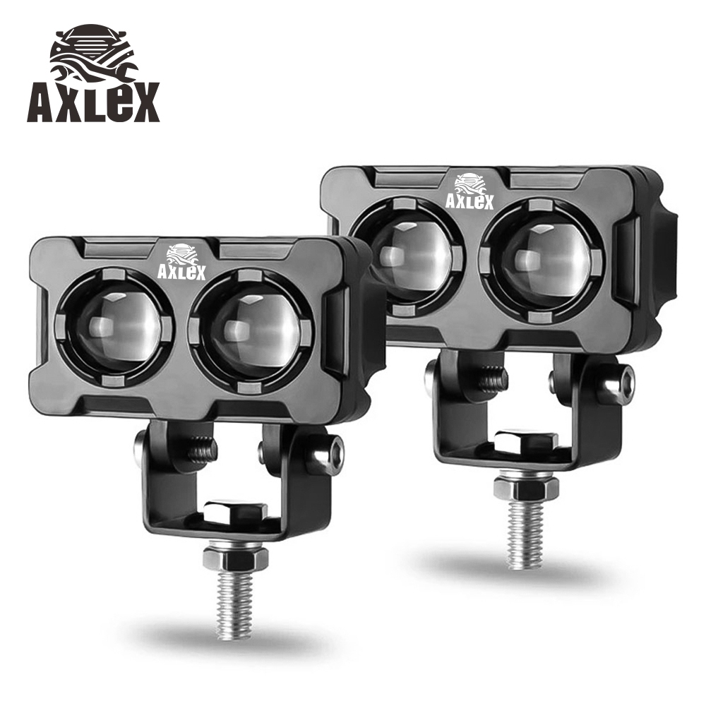 AxleX - Lampu Tembak Led Laser / Lampu Sorot Laser 2 Mata Kuning Dan Putih 2 Warna / 90 Watt Lampu T