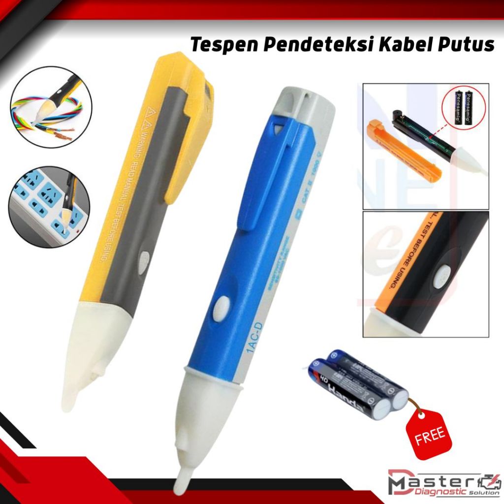 Tespen Bunyi Detector, Alat Pendeteksi Adanya Aliran Listrik, Tespen pendeteksi kabel Putus