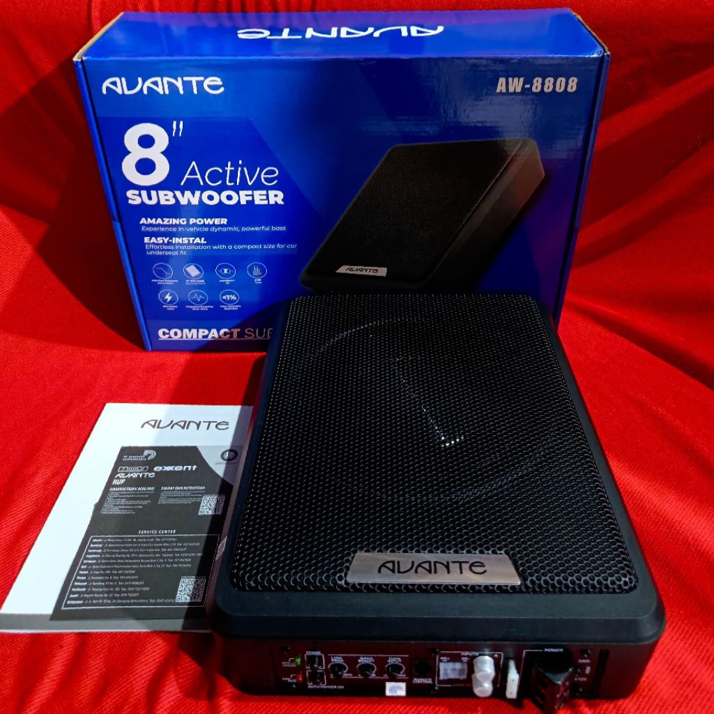 Avante AW-8808 – Active Subwoofer 8 Inch - Bass Kolong Aktif