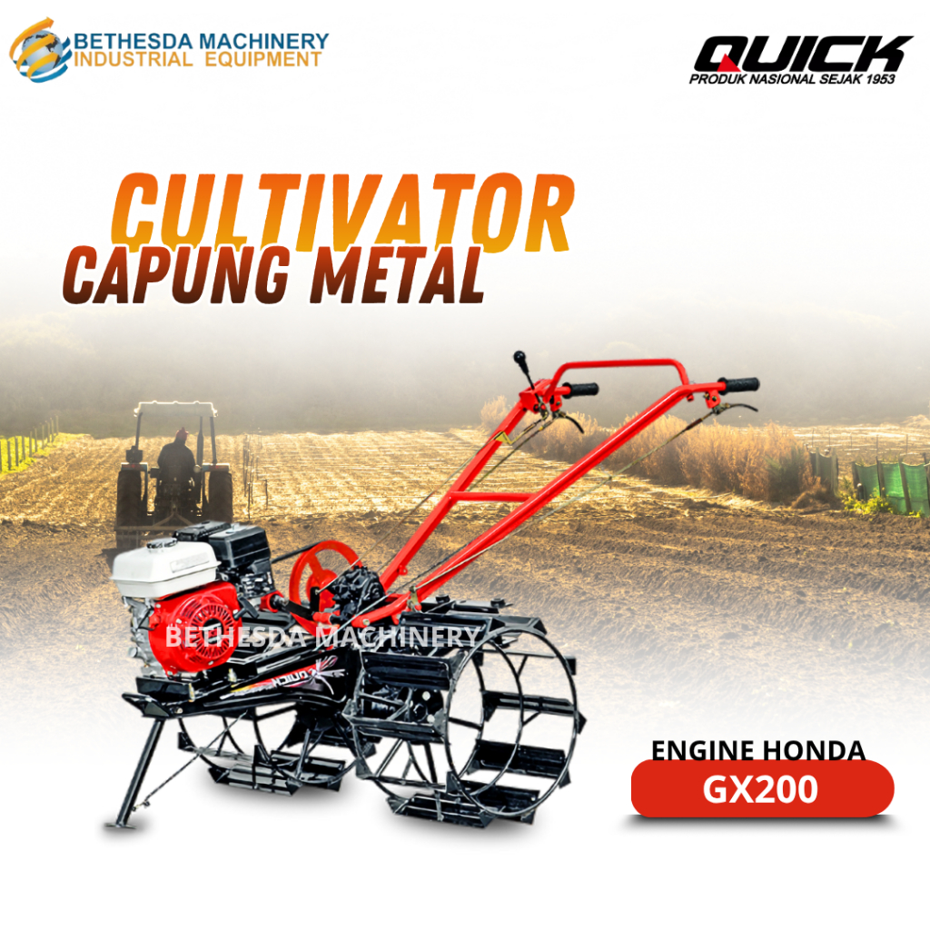 CAPUNG METAL Quick Cultivator Bensin GX 200