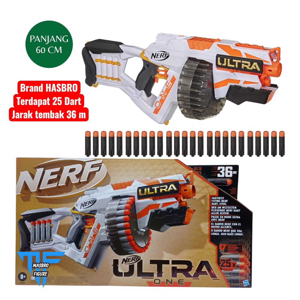 HASBRO Nerf ULTRA ONE Motorized Blaster -- High Capacity Drum 25 Darts