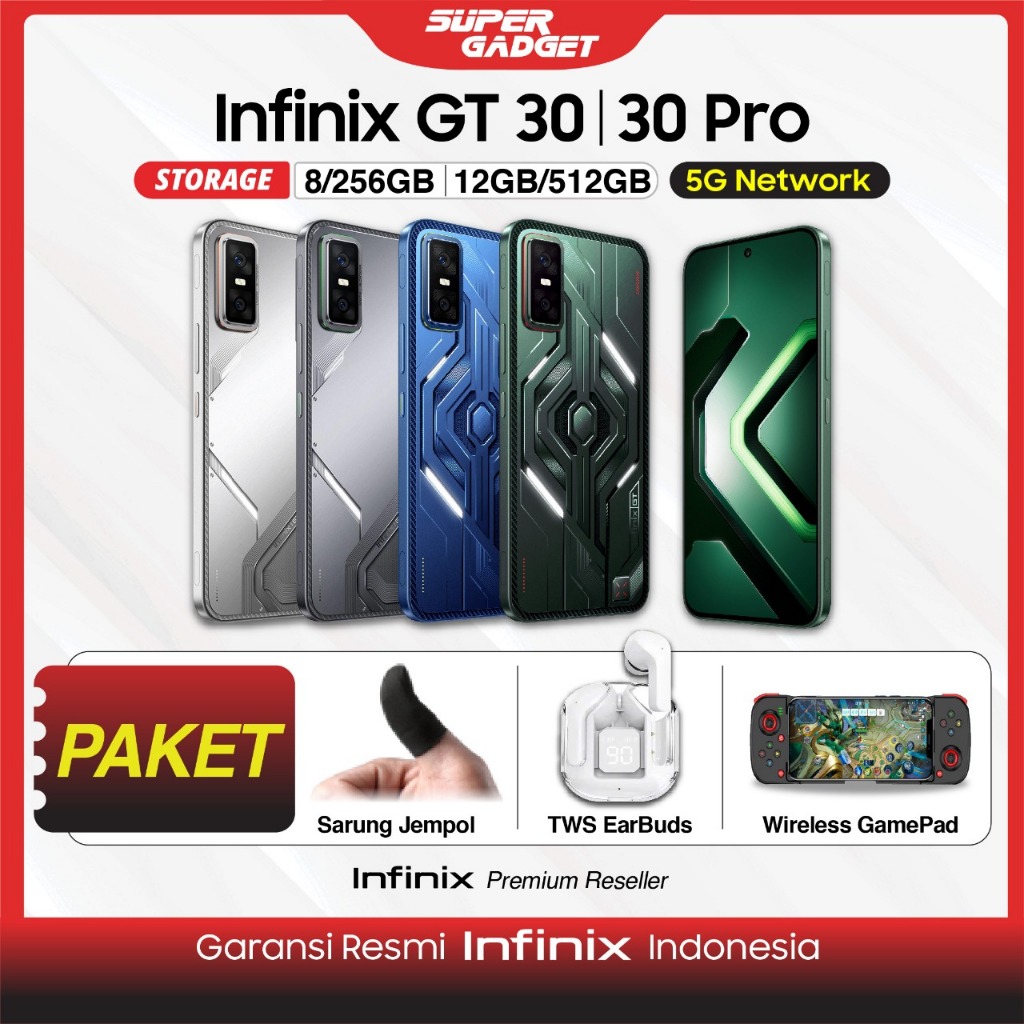 Infinix GT 30 GT30 Pro 5G 8/256 12/512 GB RAM 8GB 12GB 256GB 512GB HP Gaming Android