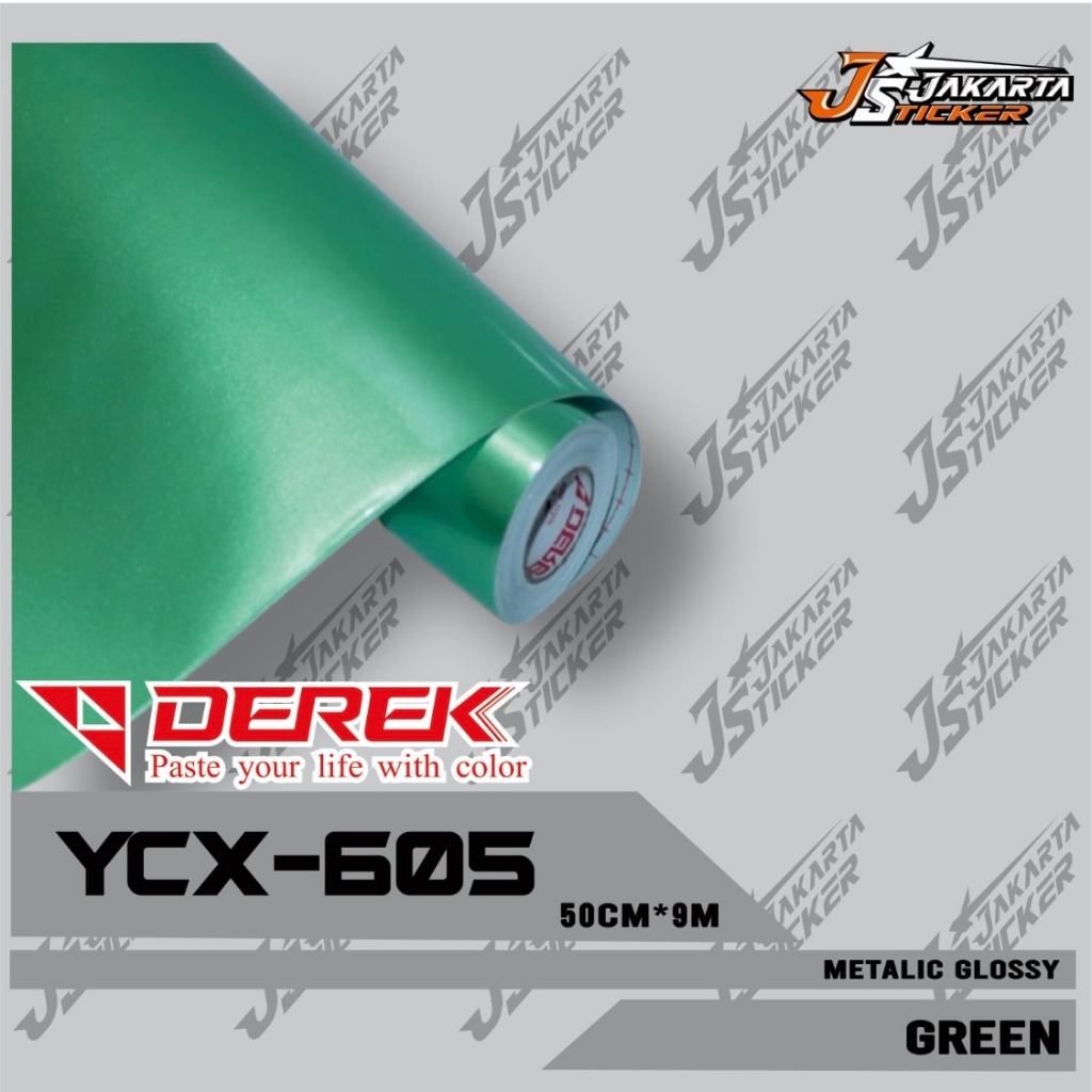 Sticker Scotlite Derek Metallic Glossy -  Derek High Premium Glossy Green