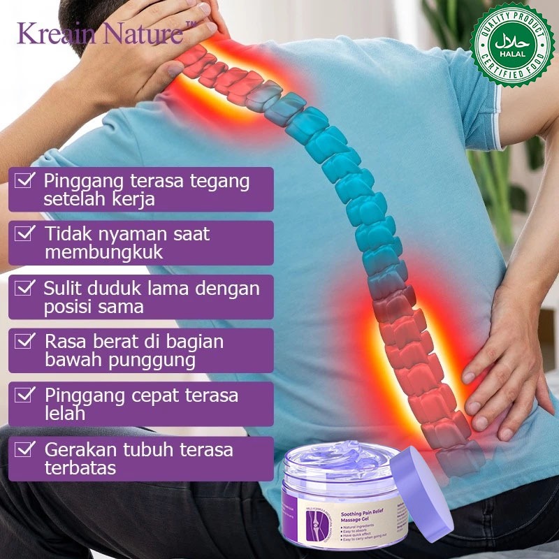 Gel glukosamin original Gel bahu Pengobatan sakit lutut nyeri sendi Sakit pinggang Asam urat Nyeri t