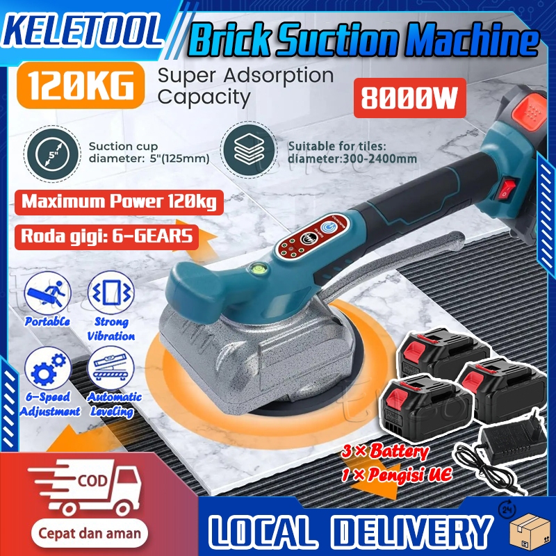 8000W Mesin Alat Pemasangan Keramik Alat pasang keramik lantai Getar 6 Kecepatan yang Dapat Disesuai
