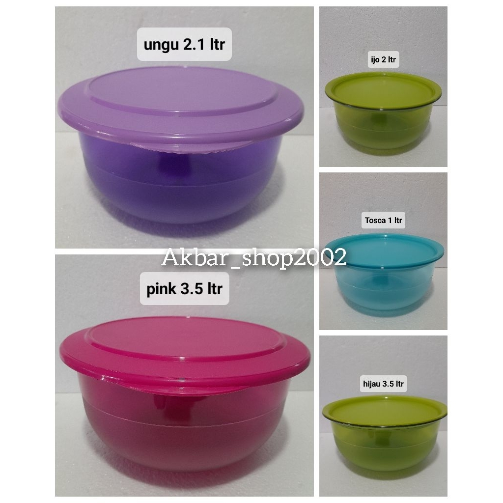 Tupperware Luxury table collection set dan table coll hijau