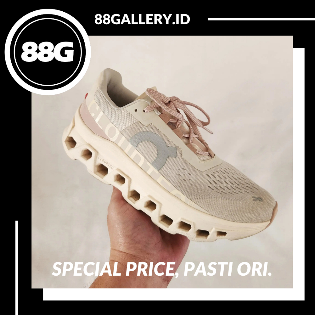 On Cloudmonster Moon Fawn