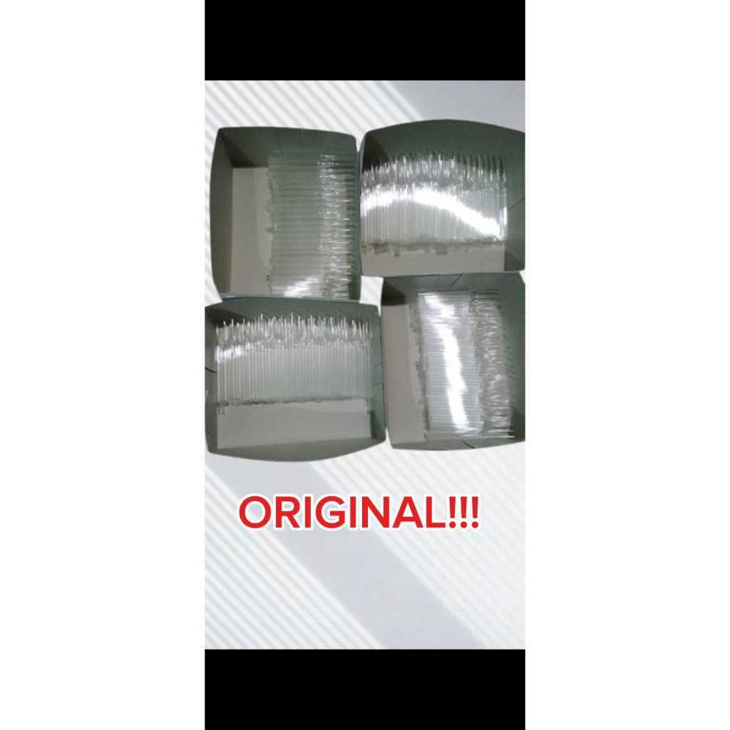 Pipet Tetes kaca tanpa karet ORIGINAL Uk 8.5cm/7.5cm Tanpa Karet isi 100pcs