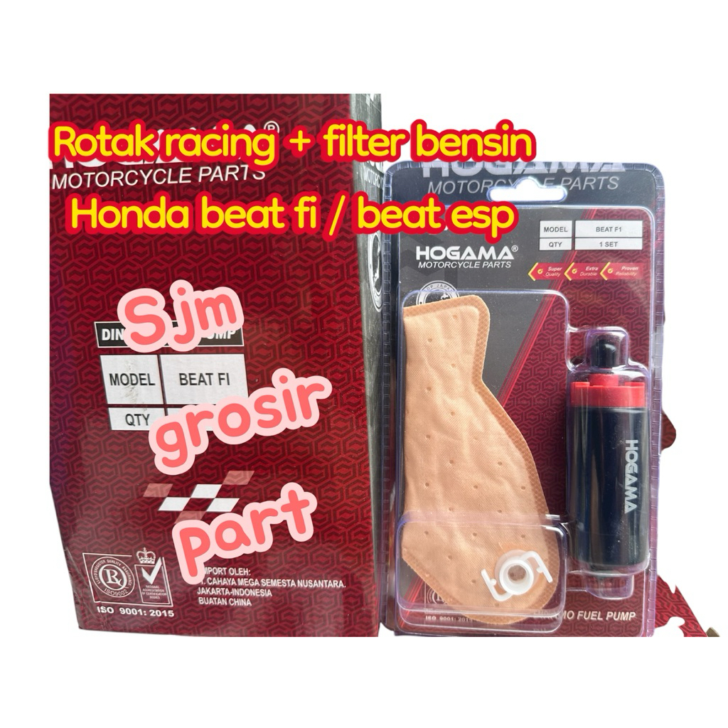 rotak racing + filter bensin honda beat fi