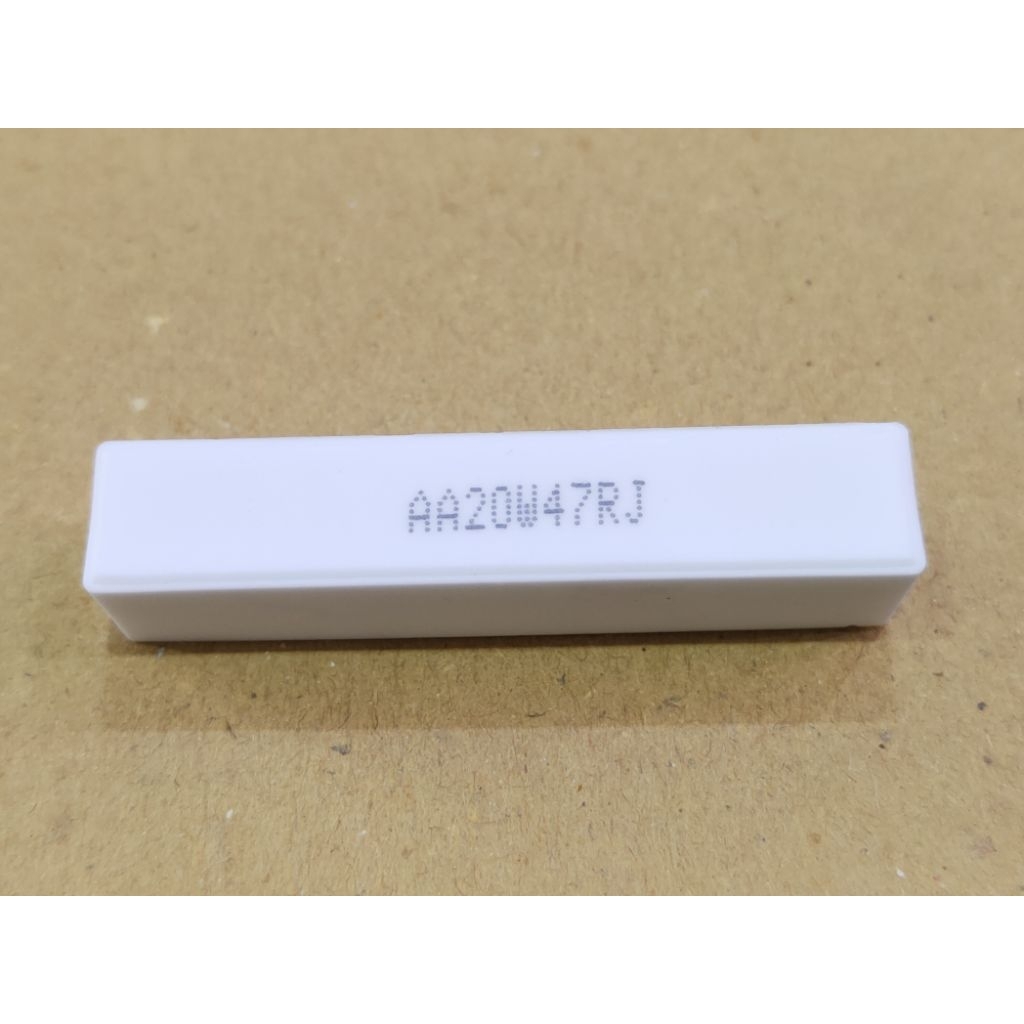 RESISTOR R KAPUR 20WATT 47 OHM BAGUS
