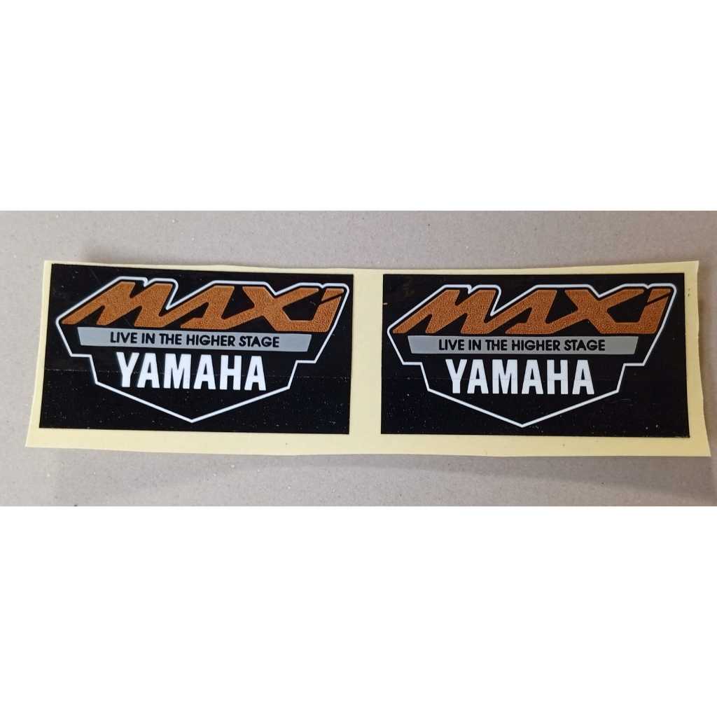STIKER LOGO YAMAHA MAXI STICER KATING ORIGINAL 2pcs
