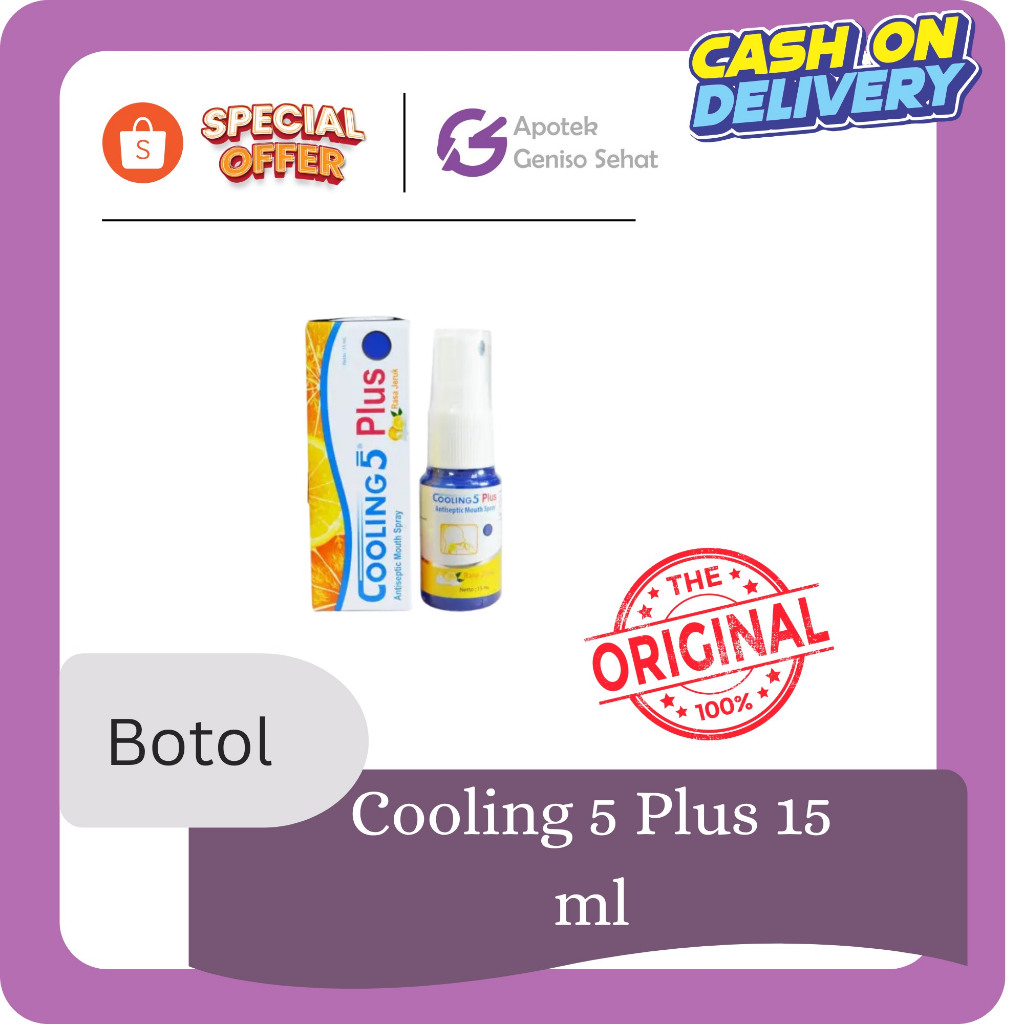 Cooling 5 plus | Sariawan | Sakit gigi