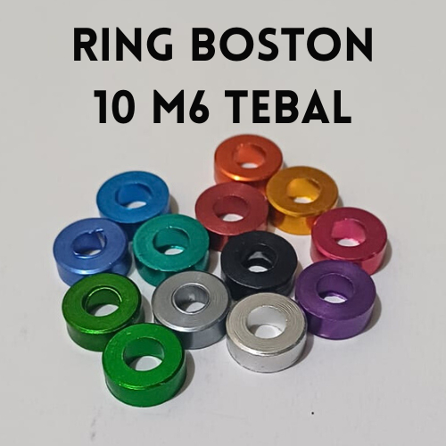 Ring Boston 10 M6 Tebal, Ring baut mesin Boston 10 M6 Tebal 5mm