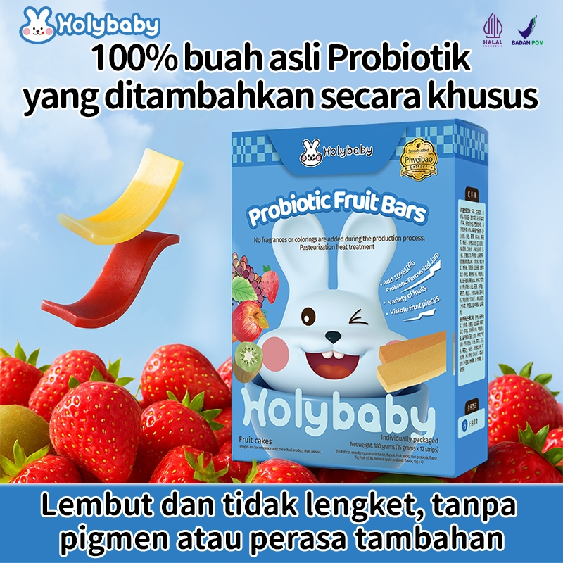 Holybaby Snack Buah Probiotik Camilan Sehat Anak Untuk Pencernaan Tanpa Pengawet Snack Anak HALAL FD