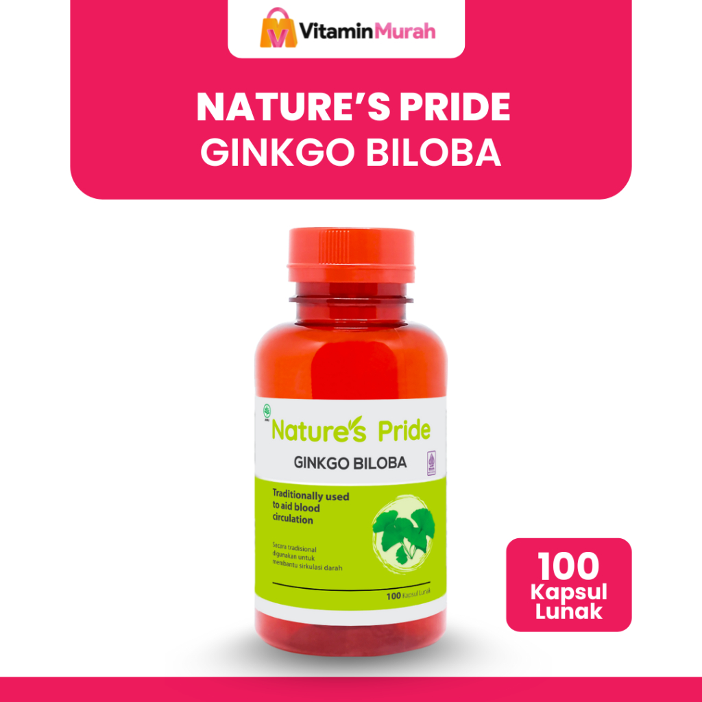 NATURE'S PRIDE GINKGO BILOBA ISI 100 SOFTGEL