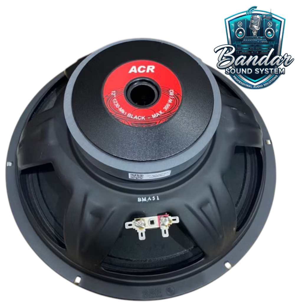 Speaker 12in ORI ACR 1230- Mk 1 black 12" 12 INCH SPIKER full range fullrange fullring 300w