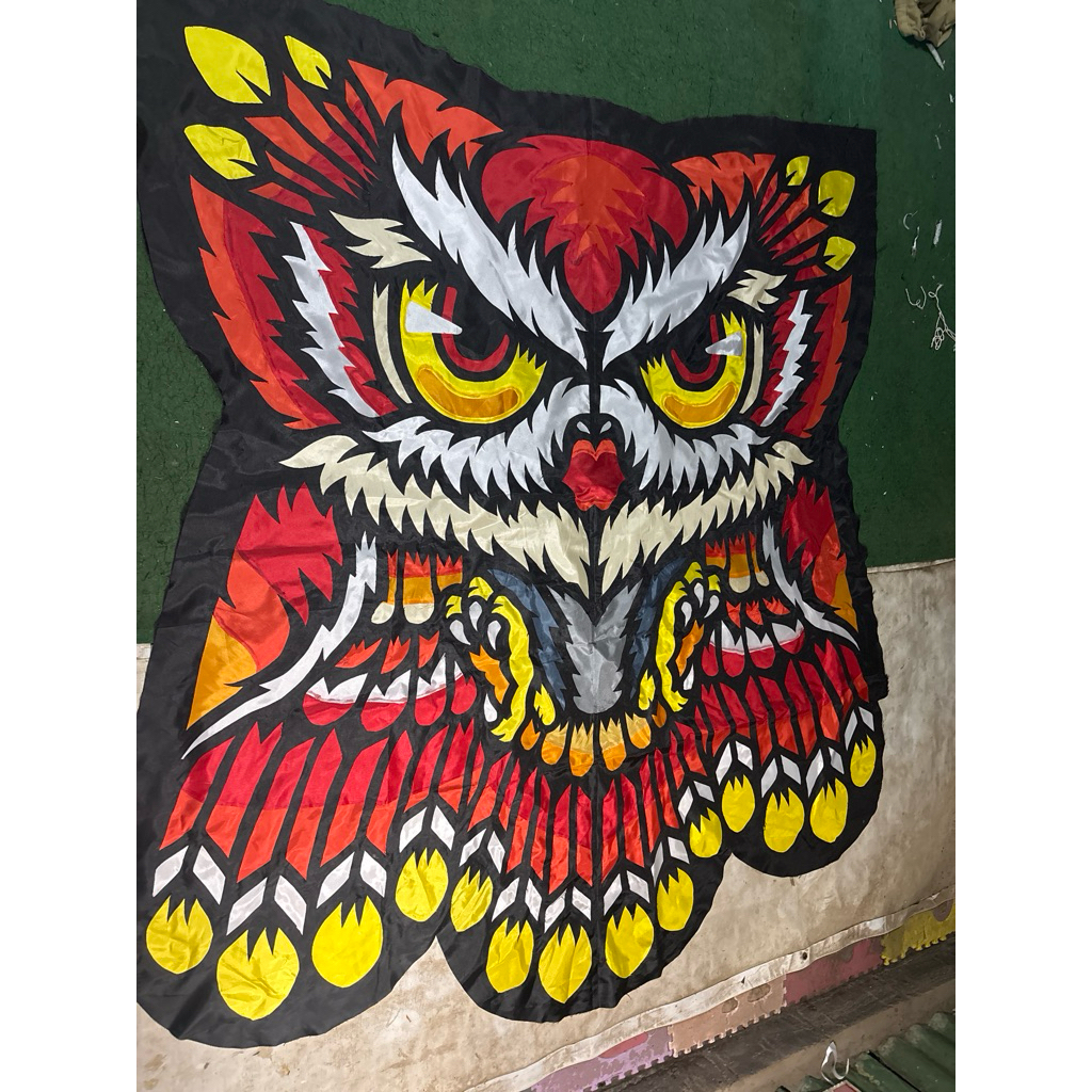 Kain Layangan Celepuk Full Cutting Uk 150 x 175 cm