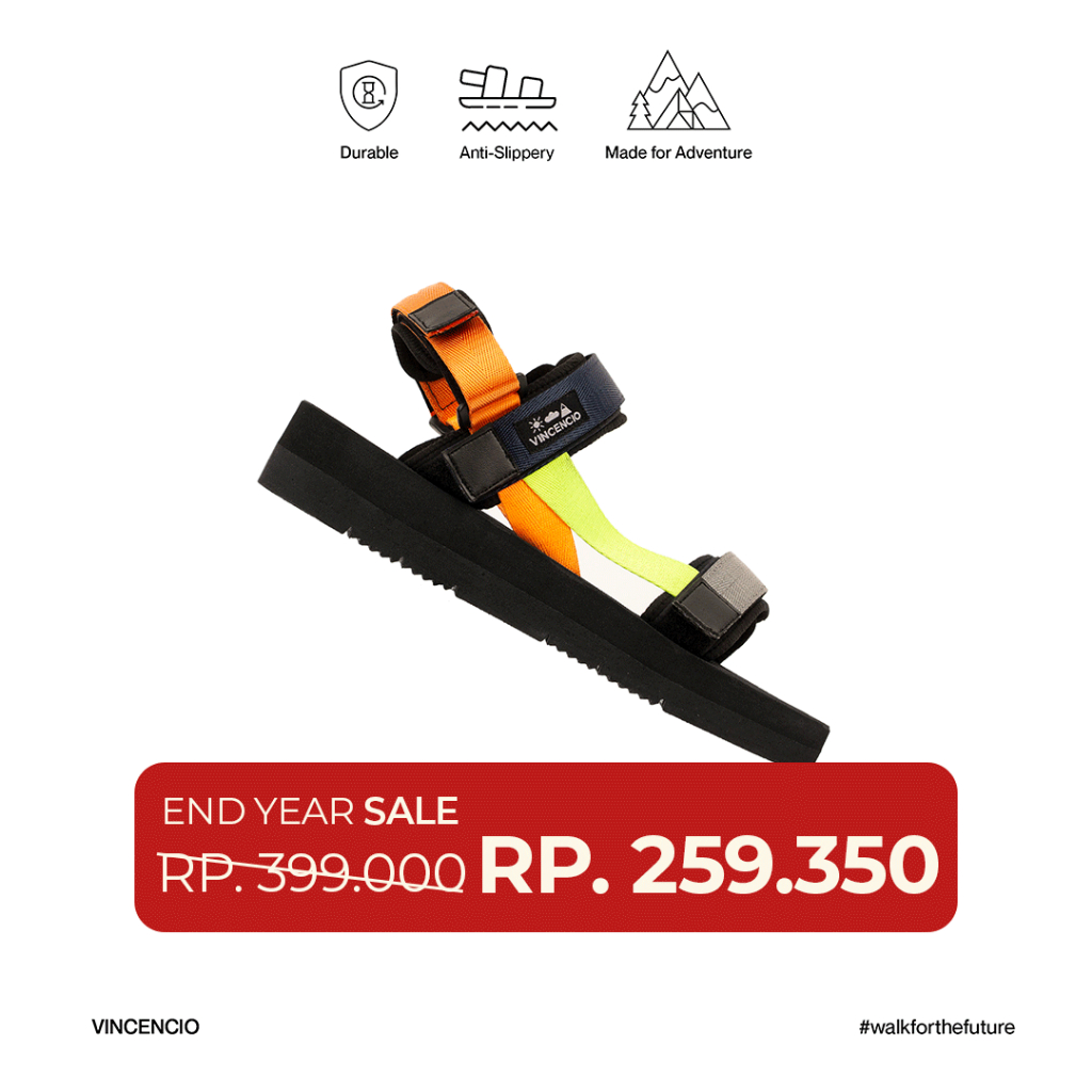 Vincencio - NIHON - Multicolor | Sandal Traveling Pria | Sandal Traveling Wanita