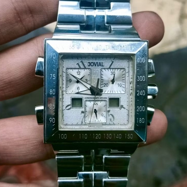 Jam Tangan Pria Original Jovial Chronograph