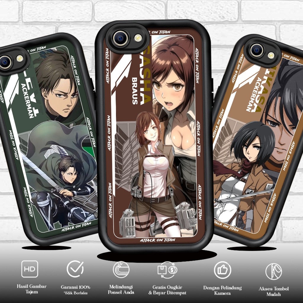 Softcase Glass kaca untuk OPPO F3 AOT 1 Casing Handphone Case Procamera