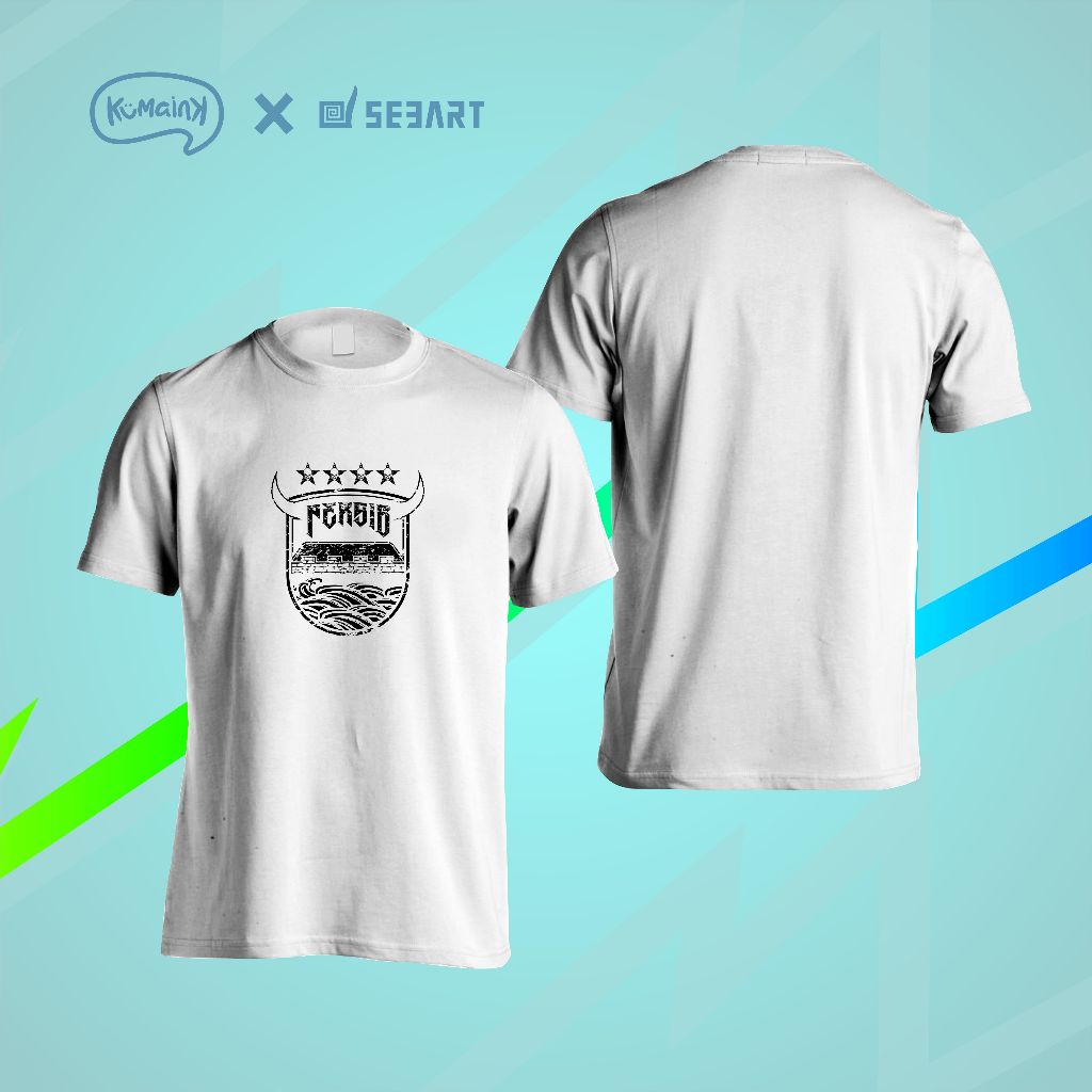 Kumaink T-shirt Unisex Premium Full Cotton Combat 30s – Sablon Discharge