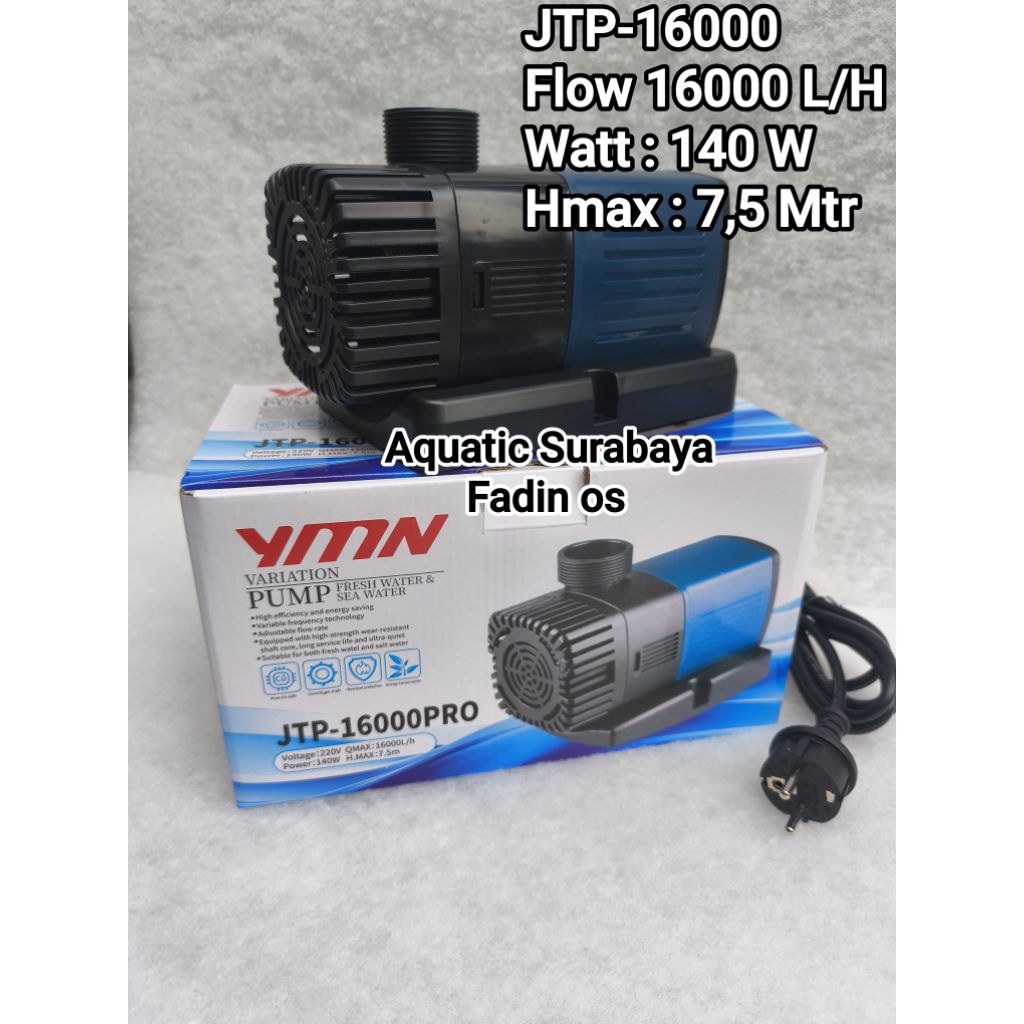 YAMANO YMN 16000 POMPA KOLAM IKAN KOI SUBMERSIBLE PUMP JTP 16000