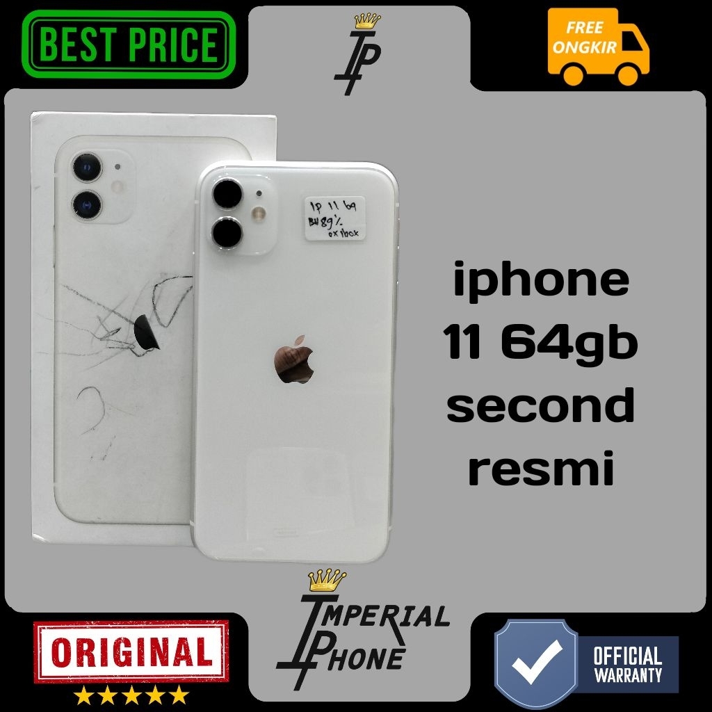 iphone 11 64Gb resmi second