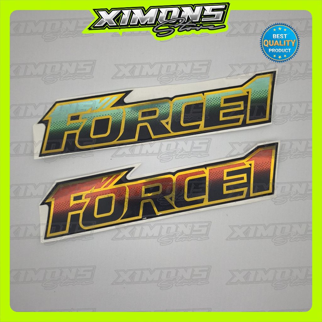 emblem timbul yamaha force1, emblem yamaha force 1