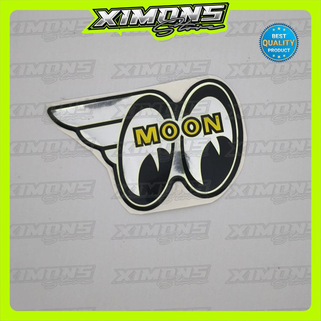 emblem mooneyes sayap, emblem timbul mooneyes, emblem mooneyes