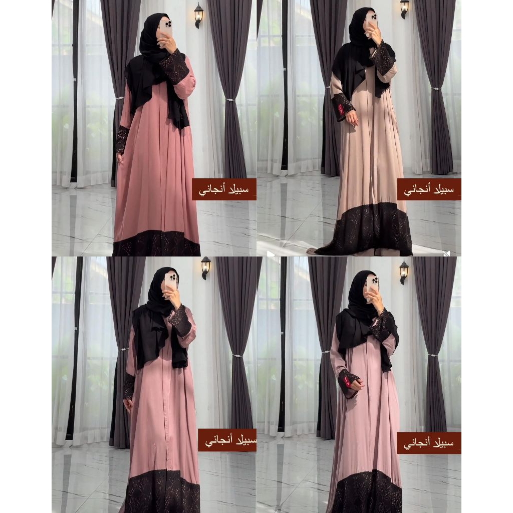 ABAYA SYABILA ANJANI STORE BY ANJANI SABILA ORIGINAL 100% (READY)
