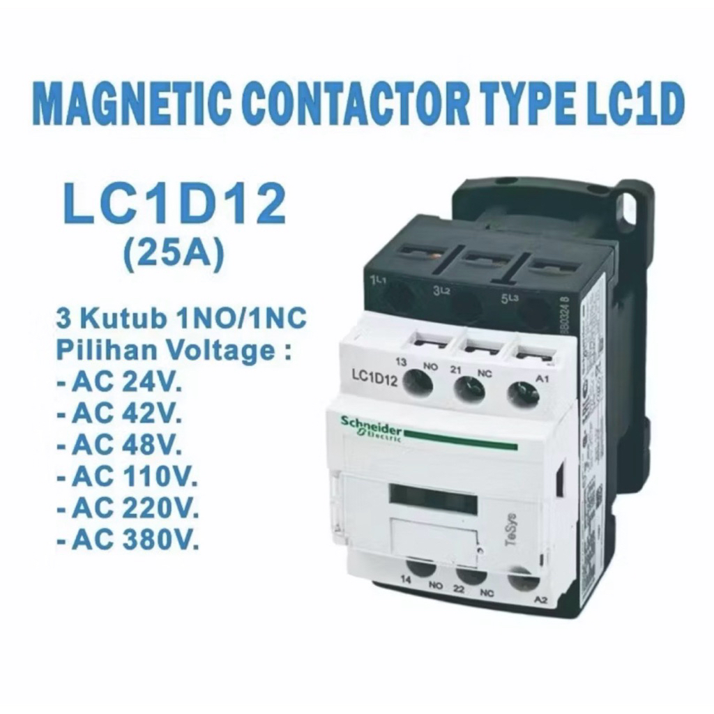 Kontaktor LC1D12 Contaktor lc1d12
