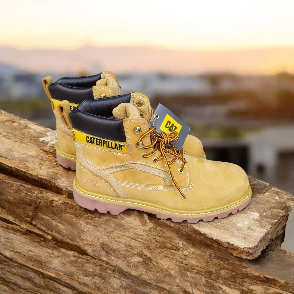 Sepatu CATERPILLAR MIDE WIDTH Leather Upper Boot Shoes