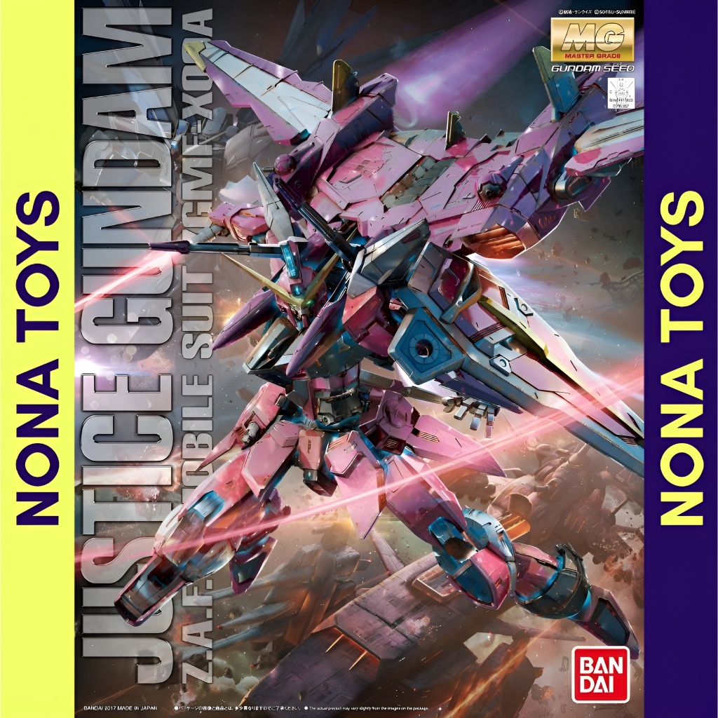 MG Justice Gundam / MG 1/100 ZGMF-X09A Justice Gundam (Mobile Suit Gundam Seed) Gunpla Bandai Gundam