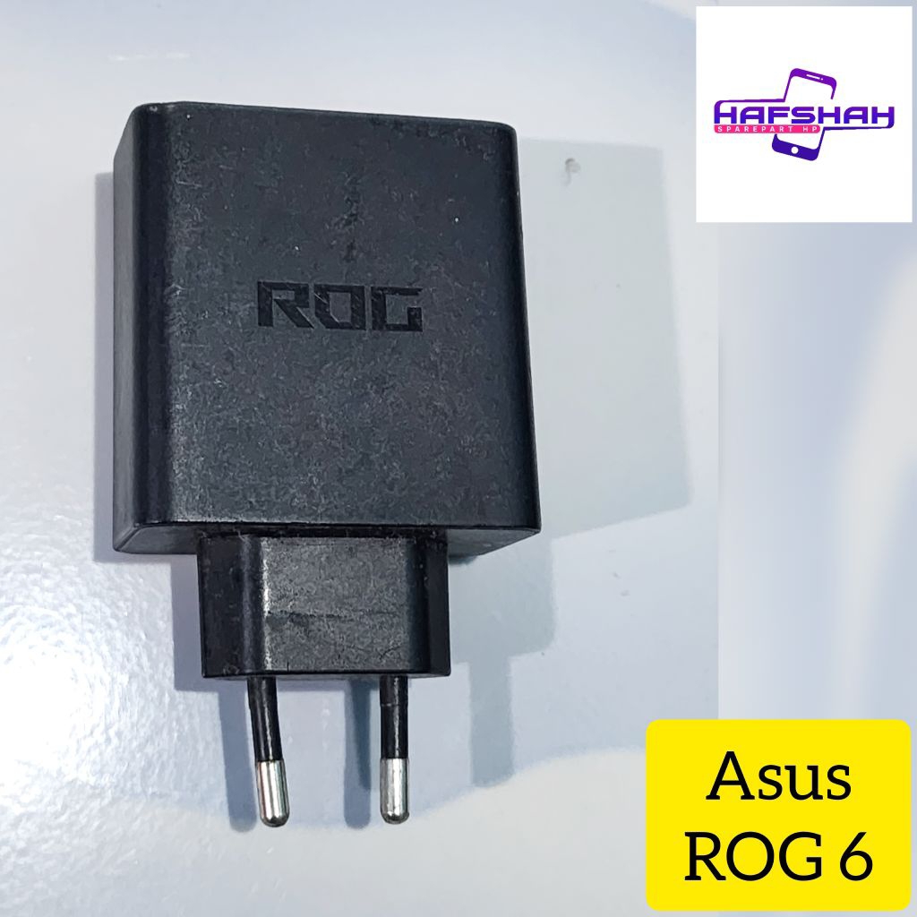 Kepala charger Cas Asus ROG 6 Ori copotan hp
