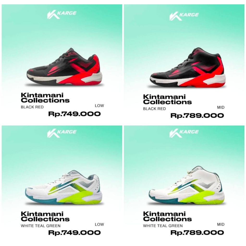 SEPATU KARGE KINTAMANI ORIGINAL Mid & Low sepatu voli pria wanita