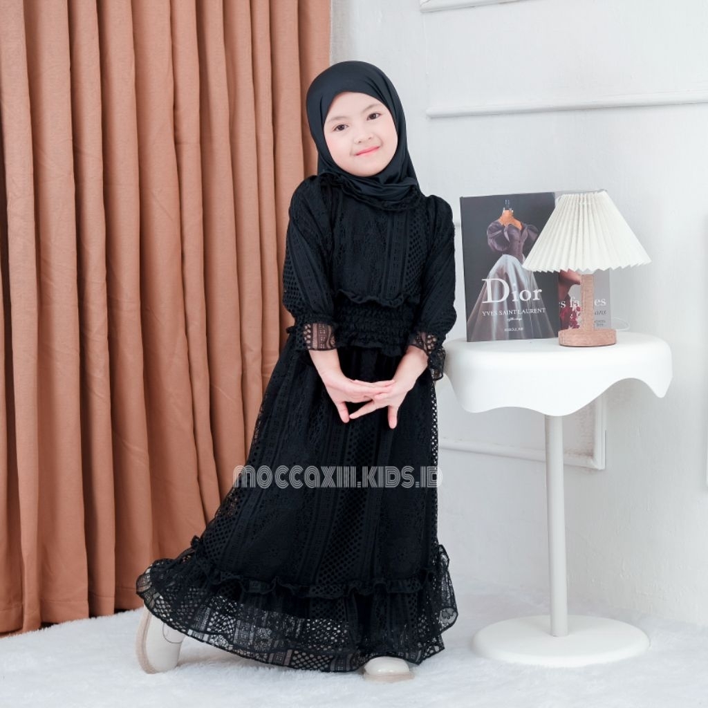 Gamis Anak Lebaran Viral Terbaru Usia 1-10 Tahun // Gamis Anak Pesta Kondang // Gamis anak smokey //