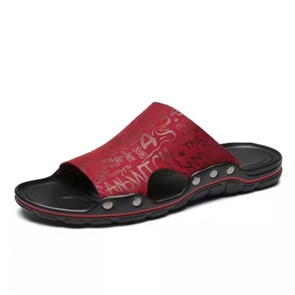 sandal selop pria terbaru sandal distro pria karet sintetis