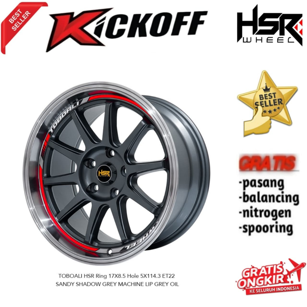 Velg Celong Velg Mobil Xpander Terios Dll Velg Samlong HSR TOBOALI R17