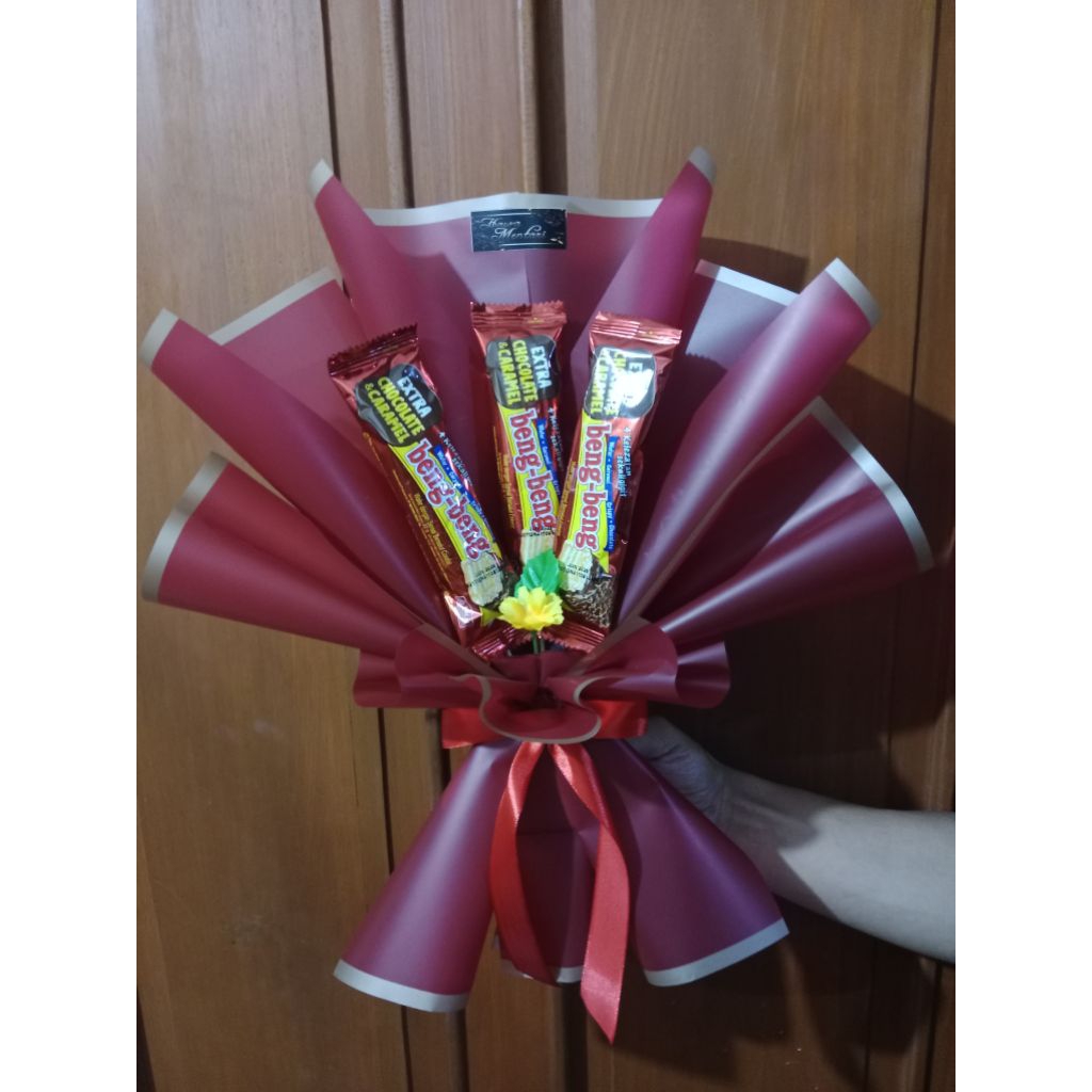 Buket snack jajanan, Buket beng-beng