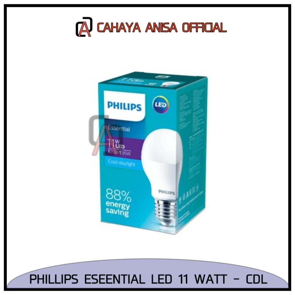 PHILIPS ESSENTIAL LED LAMPU BOHLAM LED BERCAHAYA PUTIH 5 7 9 11 13 15 WATT